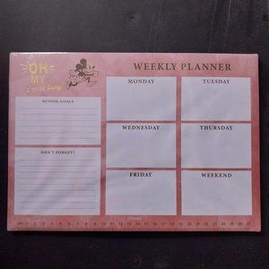 NWT Disney Minnie Mouse Weekly Planner
